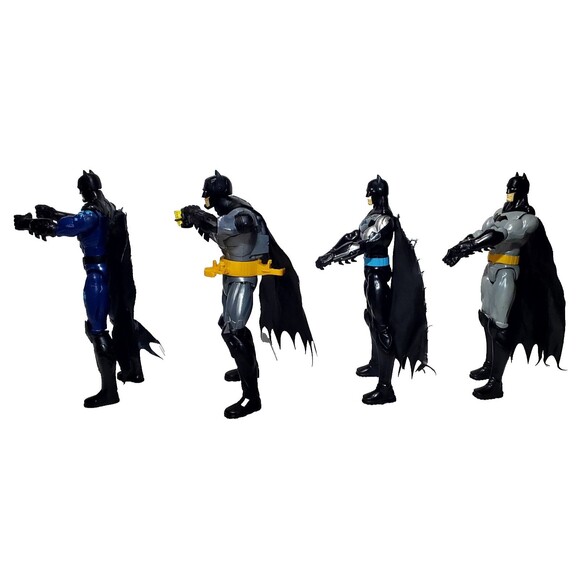 Batman 12" Action Figure Lot – Tech Tactical Rapid Change Grey Rebirth DC - Picture 7 of 16